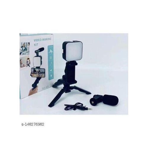 Vidéo Making - Trepied + Led + Micro + Support +commande