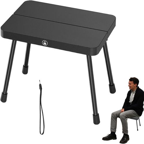 Chaise pliante portable d'extérieur - Tabouret pliant en alliage d'aluminium - Idéal pour les voyages, la pêche, le camping, la plage et plus encore