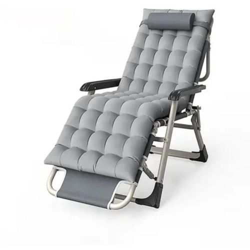 Chaise longue pliable avec mousse