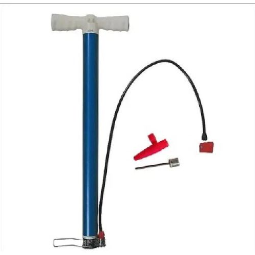 Pompe à Air Manuelle Gonfleur Ballon Vélo Avec Adaptateur De Valve- Bleu