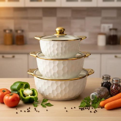 Soupière en porcelaine blanche fermeture vitre