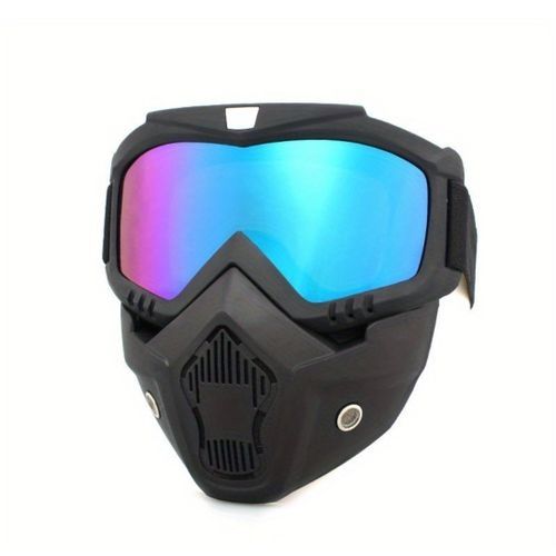 Visière - Masque Facial De Moto - Noir