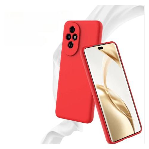 Coque En Silicone Compatible Pour Honor 200 Pro - ROUGE