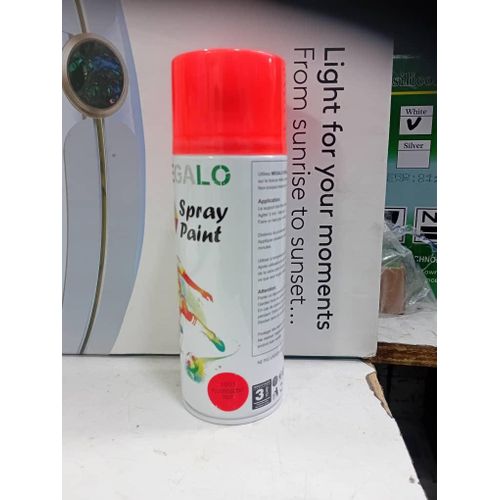 Peinture spray en Aérosol fluorecent rouge 1001