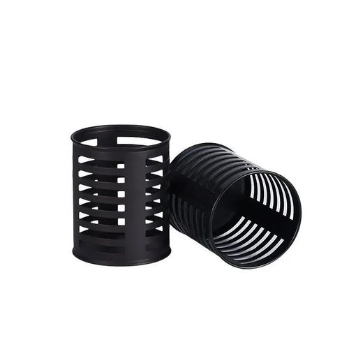 Porte stylos crayon métal rond