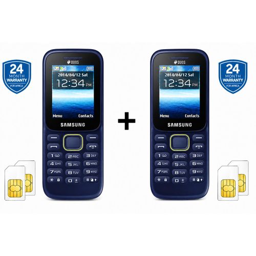 Pack de 2 téléphones -SM-B315E - 2 Puces - Bleu
