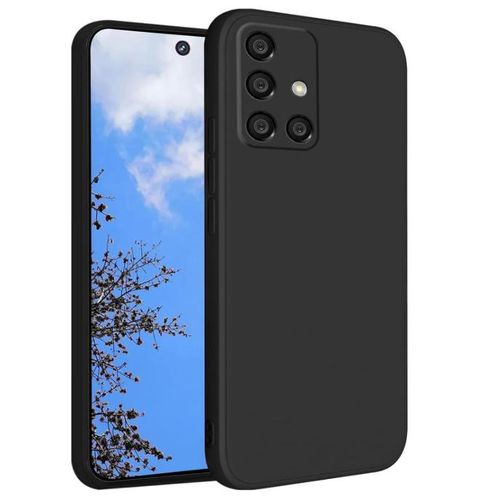 Coque En Silicone Compatible Pour Samsung Galaxy A71 Avec Antichoc - NOIR