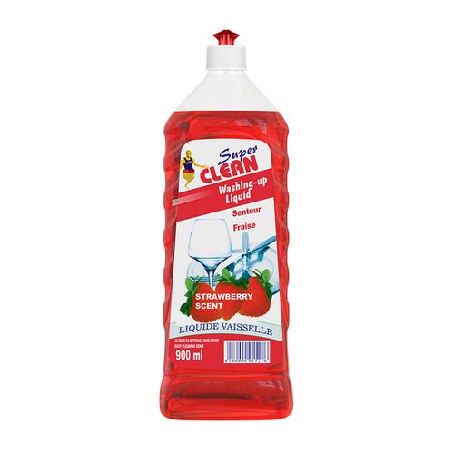 Liquide Vaisselle Super Clean Fraise 900Ml