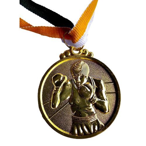 Médaille Avec Effigie De Boxeur- Or