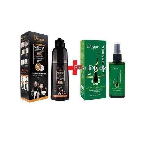 Pousse cheveux plus Shampooing colorant noir