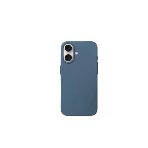 Coque En Silicone Compatible iPhone 16 - Bleu