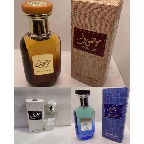 Lot de trois (03) Parfums pour femmes et hommes