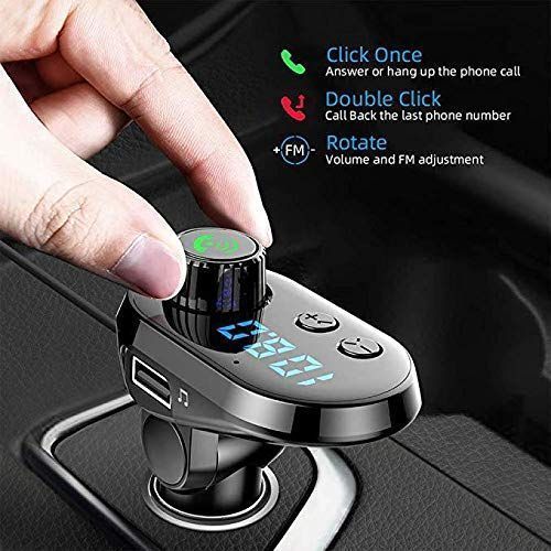 Bluetooth Kit Transmetteur Sans Fil Pour Voiture Q15 - Noir