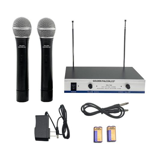 Microphone sans fil professionnel Système de microphones sans fil VHF Microphone sans fil