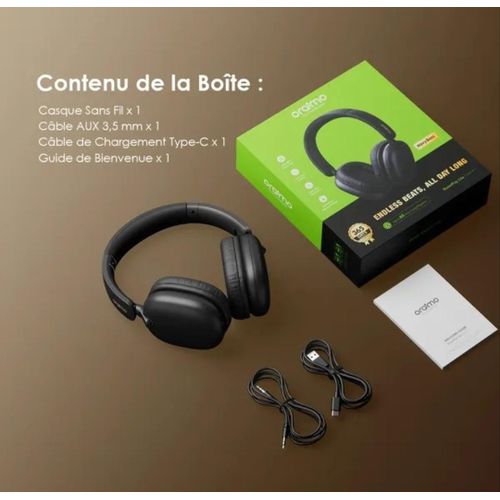 Casque Bluetooth Oraimo Boompop Lite HavyBASS