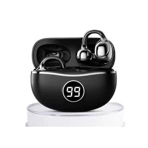 Écouteurs Sans Fil Open-Ear TWS LGE-005 – Écouteurs Clips à Conduction Aérienne avec Écran LED