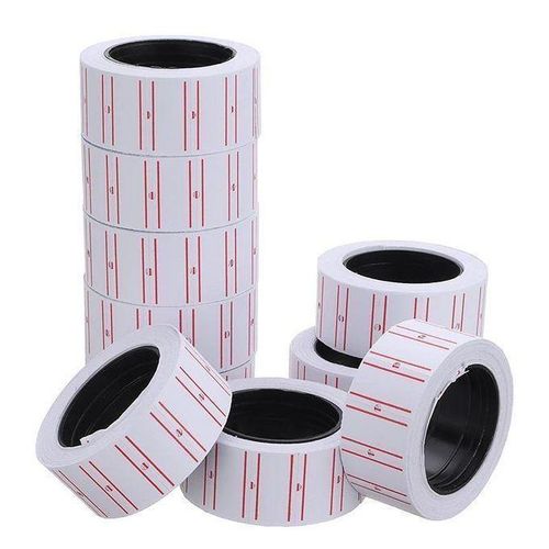 Papier d'étiquettes de prix 10 pièces, adapté aux supermarchés, ventes de garage JU