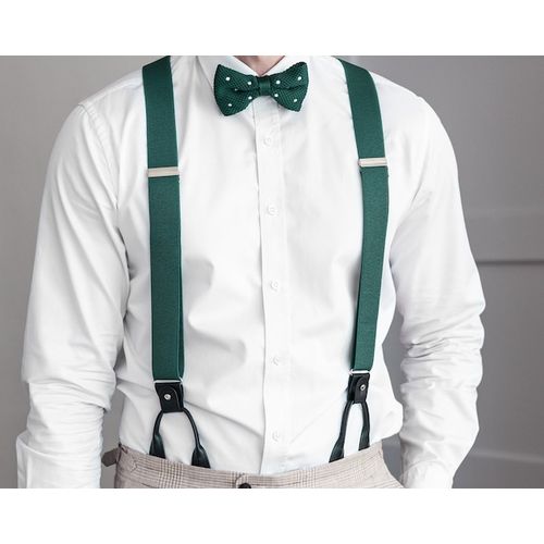 Bretelle En Bouton Vert Forêt