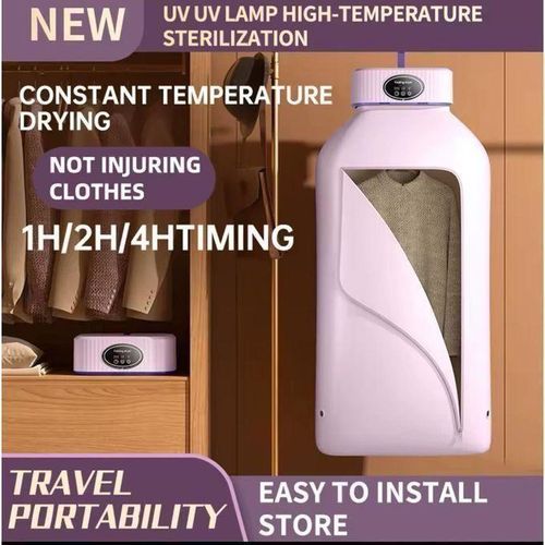 Sèche-linge Compact Pour Petits Vêtements, Sous-vêtements, Vêtements Pour Bébé, Sèche-linge Suspendu Avec Fonction Minuterie