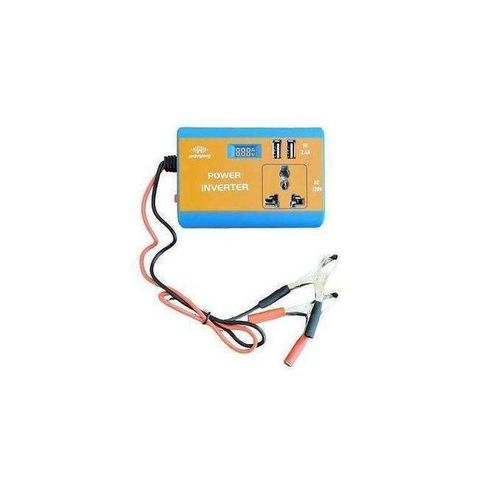 Onduleur D'une Puissance De 200W, Qui Convertit Le Courant Continu . (DC) 12V De La Batterie SOLAIRE , De Voiture Ou Du Bateau En Courant Alternatif (AC) 220V,