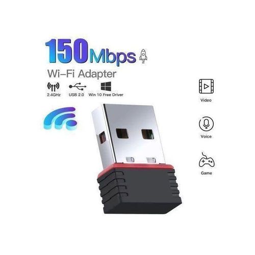 Adaptateur de clé WiFi sans fil pour carte réseau USB pour tablette PC--