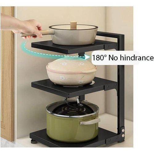 Étagère à Usage Multiple, Trois Niveaux En Acier Au Carbone