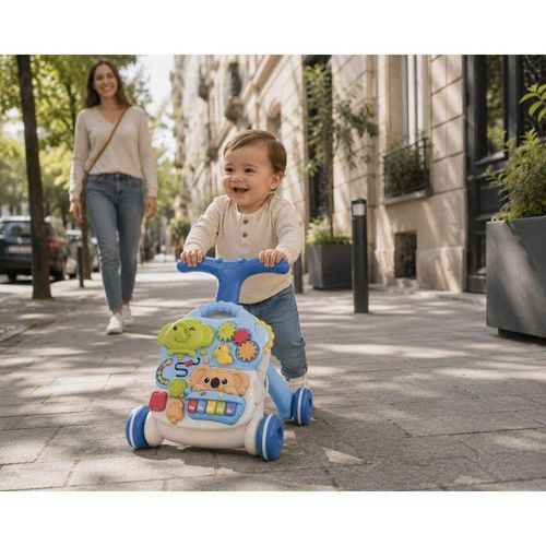 Trotteur Bébé Éducatif Musical 2-en-1