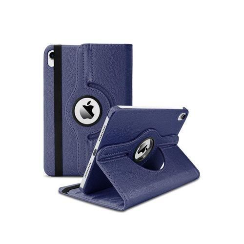 Étui rotatif pour IPad 10e génération (2022) 10,9 pouces en cuir -BLEU