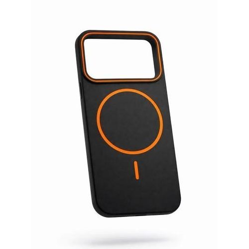 Étui en silicone avec MagSafe Compatible Pour Iphone 17 Pro - NOIR