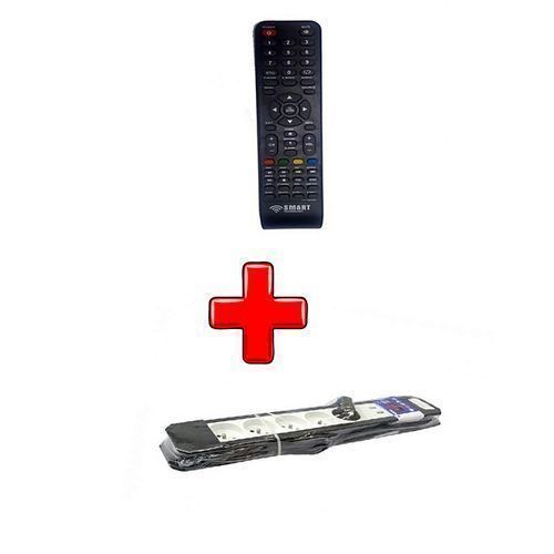 Télécommande Smart + Rallonge 5 Prises - Noir