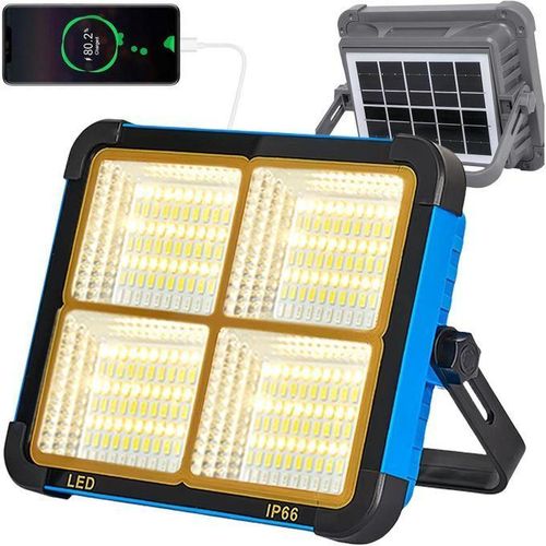 HEPU Puissante Lampe de travail LED 4 Modes Batterie Externe 1650mAh USB Rechargeable Power Bank IP66 Étanche pour chantier d'urgence