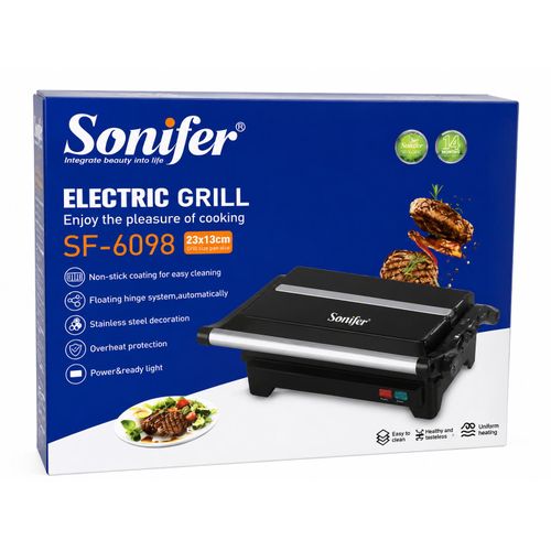 Grill Électrique – Plaques Antiadhésives