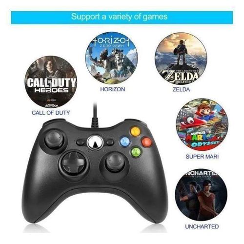 Manette Filaire XBOX360/ PC/ PS3