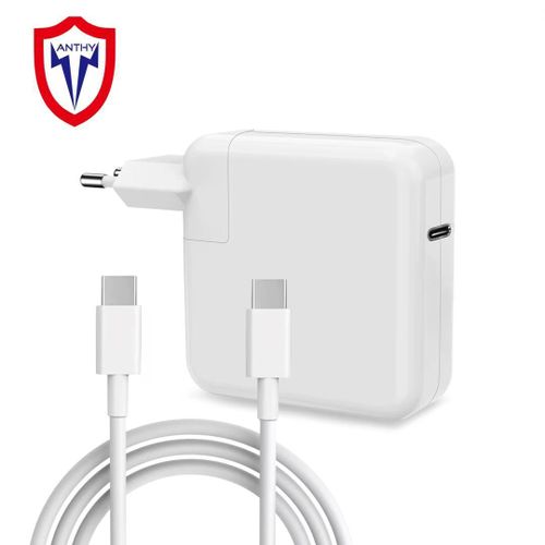 Chargeur Macbook 30W, 67W, 87W, 96W Type C+ Câble