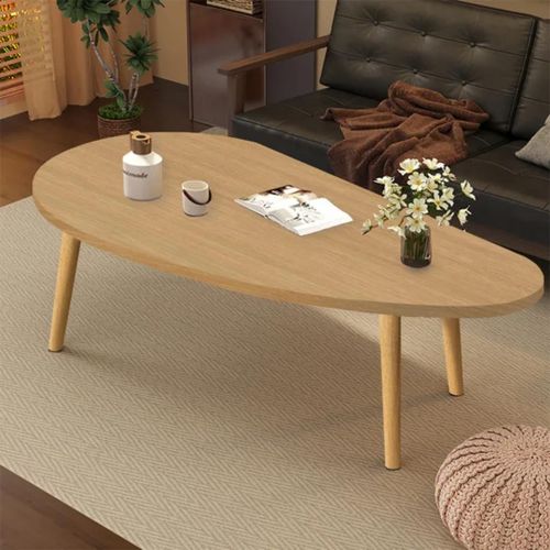 Chic table de thé moderne idéal pour la terrasse,jardin ou le balcon /couleur bois/ en bois./70×40×70cm