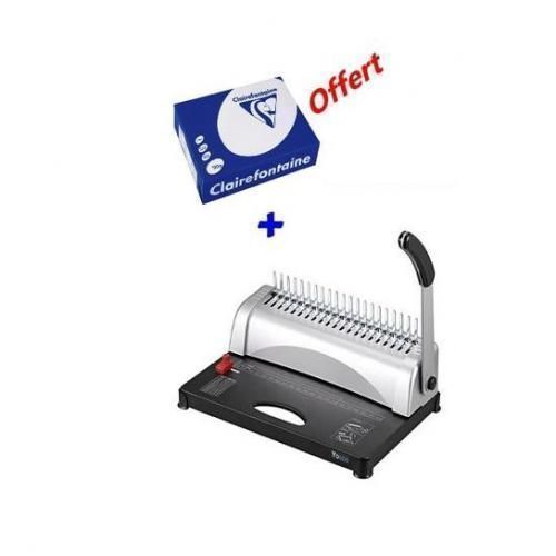 Pas De Marque Machine à Reluire - Perforeuse Reliure + Papier RAM Offert - Multicolore