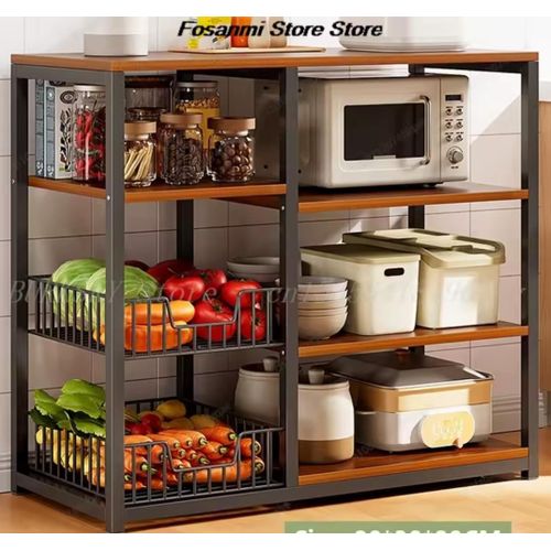 Étagère de cuisine en acier inoxydable