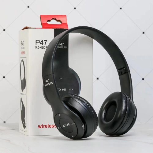 Casque Sans Fil Bluetooth P47 noir