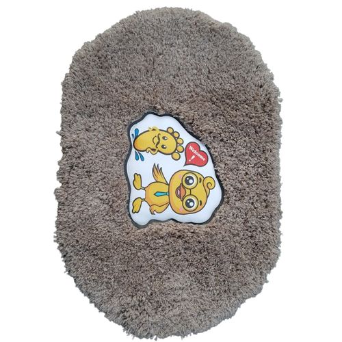 Tapis Deco Petite Format 40+60 Poilu Marron