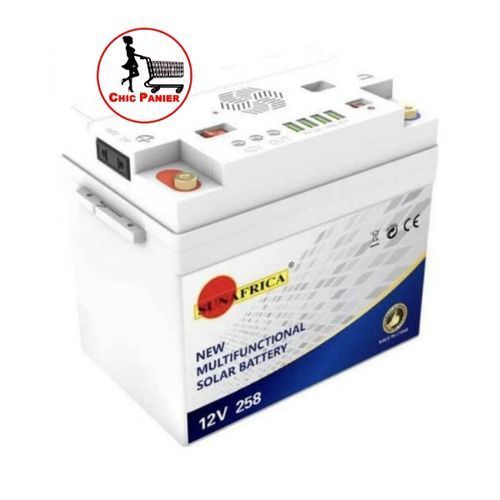 Batterie Solaire 12 V 258 Ah Multifonction Avec 4 Ports USB