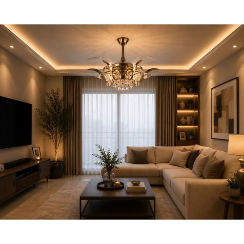 Lustre ventilateur intérieur en design pour maison