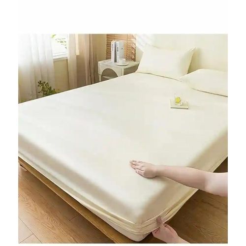 Drap Housse(avec élastique)+ 2 taies d'oreillers - - 3 places