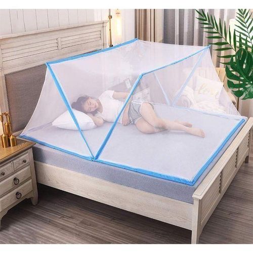 Moustiquaire 2 Places Pliable Et Démontable Pour Adulte - Transparent NB