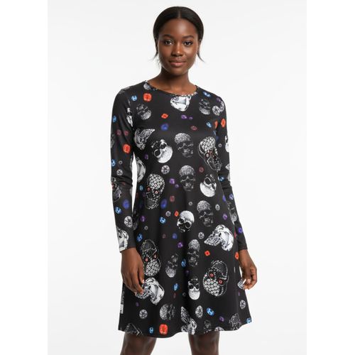 Robe midi à manches longues pour femme – Style décontracté / Soirée – ZK190004