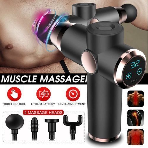 Pistolet De Massage Musculaire électrique, 32 Vitesses, Vibration Profonde, Appareil De Thérapie à Grande Vitesse Pour Le Cou Et Le Corps, Mise En Forme Relaxante