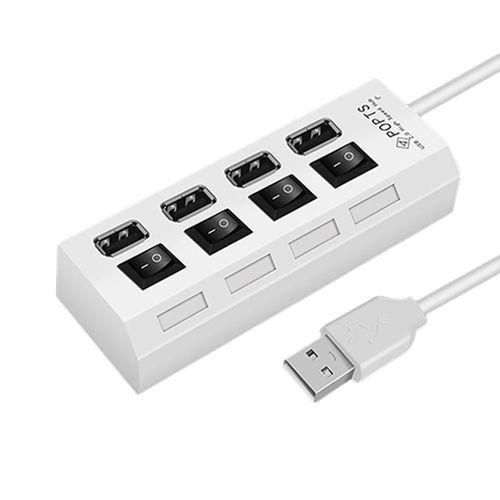 Hub Usb Multi-Port Haute Vitesse Portable Répartiteur Usb 2.0 Pour Ordinateur Portable Pc
