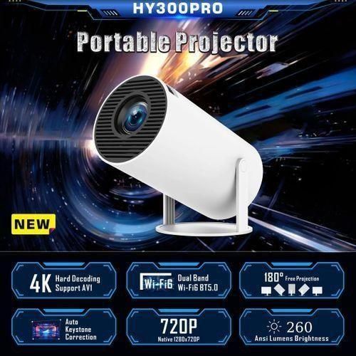 NOUVEAU Vidéoprojecteur Intelligent LED Ultra HD – Compact et Haute Résolution / BLANC
