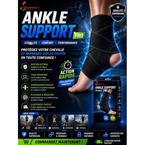 Ankle Support PRO – Stabilité & Confort pour votre Cheville
