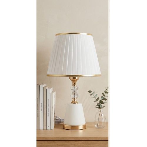 Lampe de Table Luxueuse en Cristal et Doré – Design Chic & Moderne