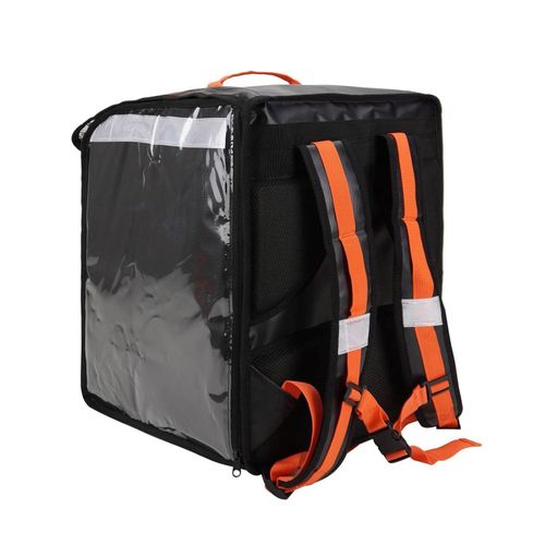 Sac à dos isotherme pour la livraison de repas, étanche, la voiture, les voyages et le camping (noir). Sac pour aliments chauds et froids, parfait pour la livraison de pizzas. Convient pour la plage, la voiture, les voyages et le camping.